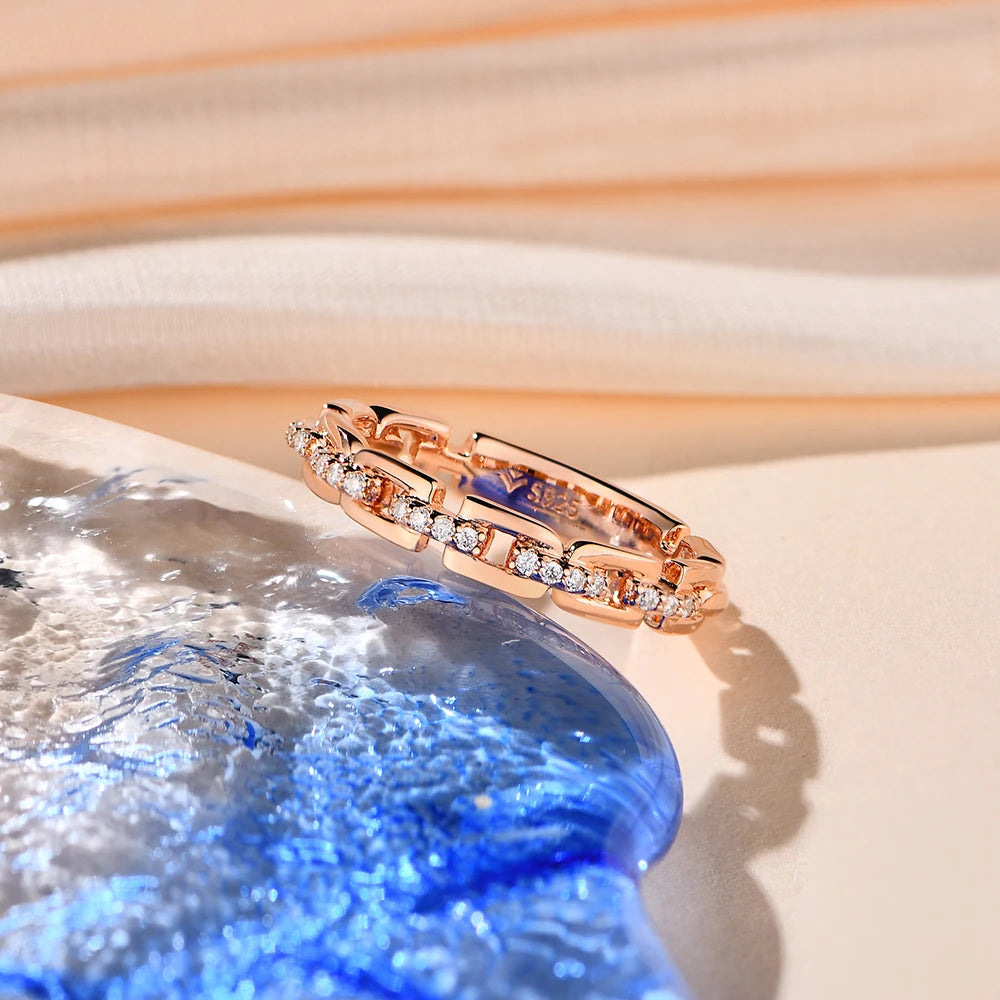 Rose Gold Links of Sparkle