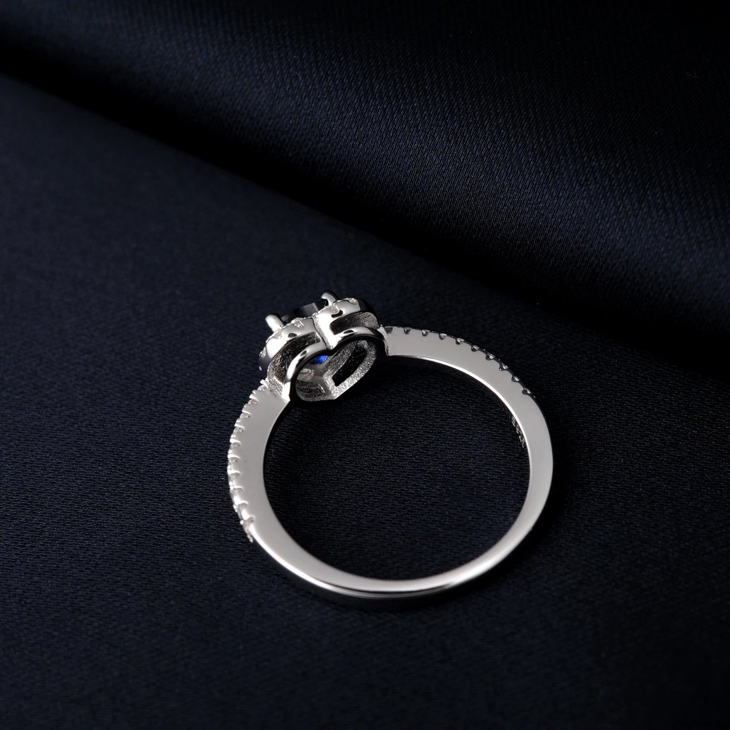 Blue Sapphire Silver Ring