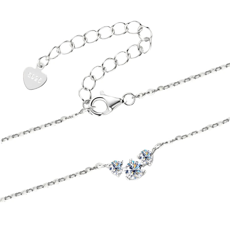 Three Stone Necklace
