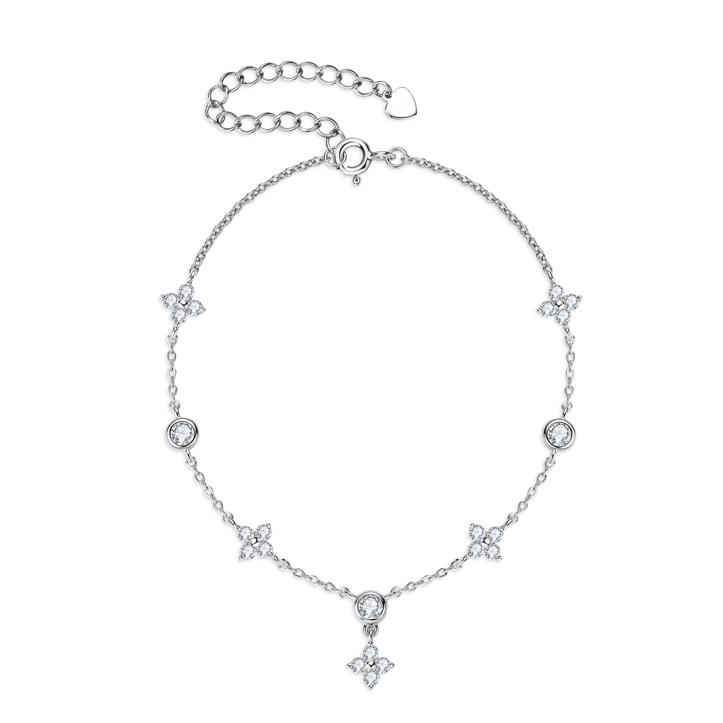 Silver Starlight Charm Bracelet