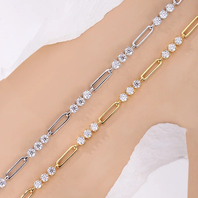 Paperclip Link Bracelet