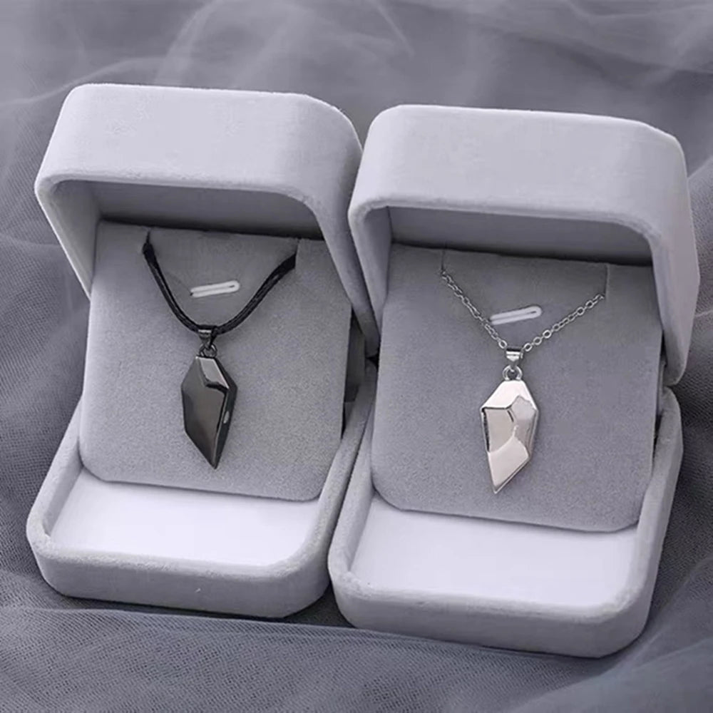 Magnet Heart Charm Necklace