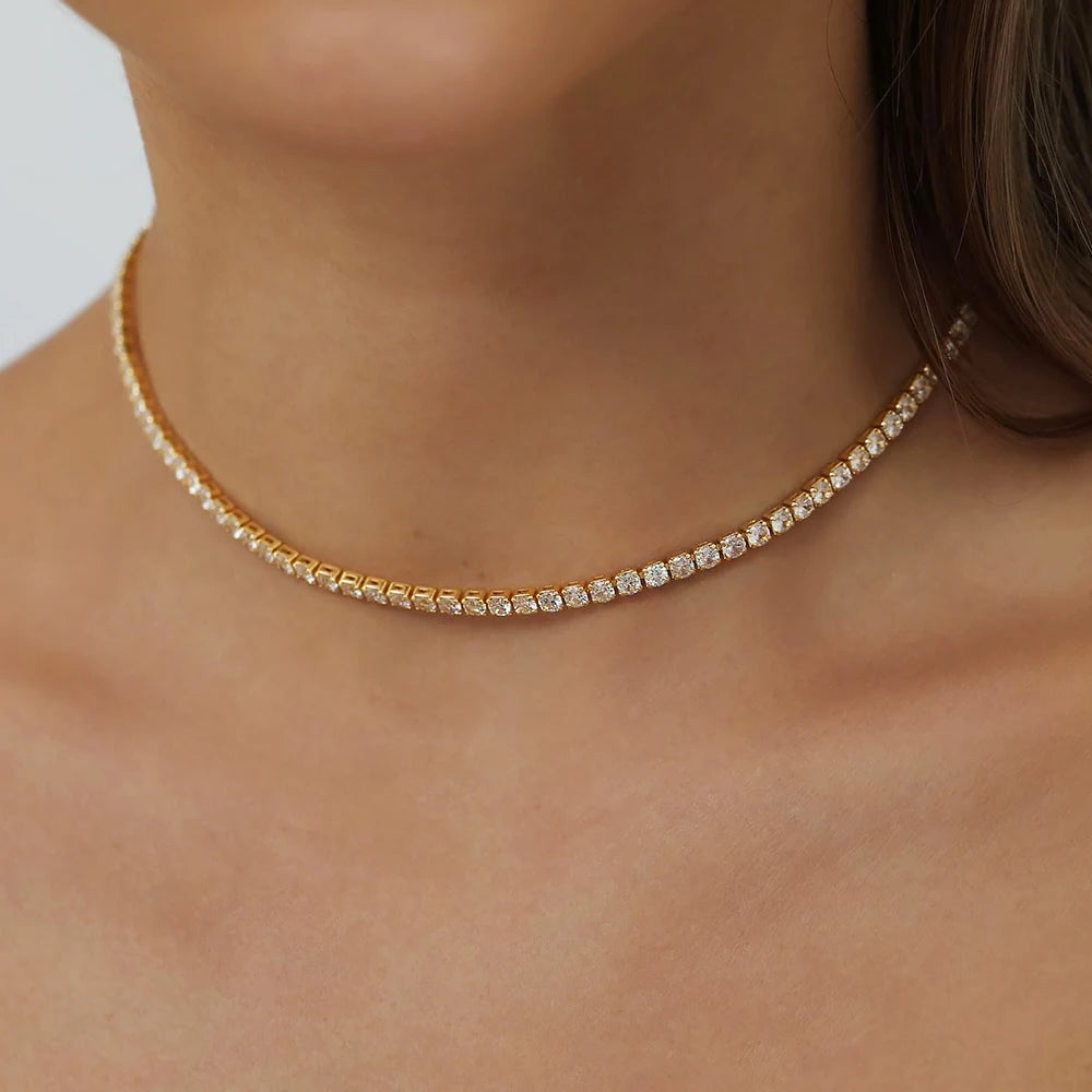 Tennis Choker Necklace